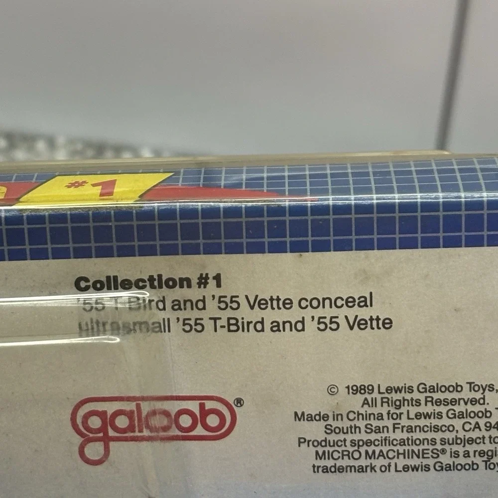 Micro Machines Insiders Collection #1 Galoob 6472 Vintage 1989 Sealed Card‎
